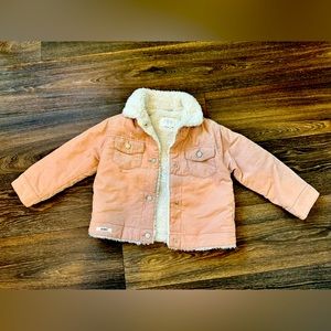 Zara girls fleece coat